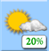 Labor Day: Sunny, with a high near 83. West southwest wind around 10 mph. Chance of precipitation is 20%. Labor Day: Sunny
